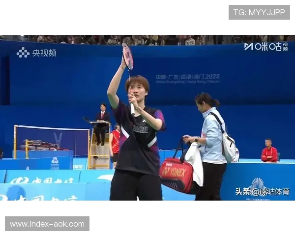 全运会女单决赛陈雨菲夺冠，赛后感谢团队